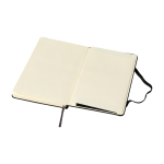 Caderno Moleskine Classic de capa dura médio, folhas pautadas cor preto terceira vista