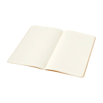 Caderno Moleskine Cahier, capa de cartão, bolso interior, pautado cor castanho quinta vista