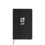 Caderno grande em papel aspeto de couro Moleskine Classic quadriculado vista principal