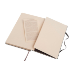 Caderno grande de capa dura Moleskine Classic, páginas pontilhadas cor preto terceira vista