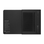 Conjunto de escrita Moleskine Smart que passa do papel para o ecrã cor preto segunda vista frontal