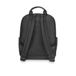 Mochila urbana com vários compartimentos Moleskine Classic 15'' cor preto segunda vista traseira