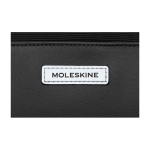 Mochila Moleskine Metro 15'' com compartimentos e costas em malha cor preto vista detalhe 1