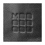 Mochila de pele elegante com estilo urbano Moleskine Classic 15'' cor preto vista detalhe 2