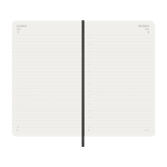 Agenda diária de capa mole e fecho elástico Moleskine cor preto terceira vista
