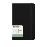 Agenda semanal horizontal com bolso interior Moleskine cor preto