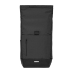Mochila urbana roll-top com compartimentos Moleskine Metro 15'' cor preto segunda vista frontal
