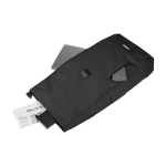 Mochila urbana roll-top com compartimentos Moleskine Metro 15'' cor preto segunda vista