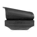 Mochila fina fecho magnético e de correr Moleskine Metro Slim 15'' cor preto vista detalhe 1