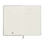 Agenda semanal sem data para começar quando quiser Moleskine cor preto segunda vista