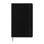 Caderno inteligente Moleskine para copiar do papel para a app móvel cor preto segunda vista frontal