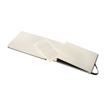 Álbum artístico XL para aguarelas, esboços e técnicas mistas Moleskine cor preto segunda vista