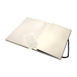 Caderno de desenho A4 Moleskine com capa dura, encadernado em cartão cor preto segunda vista