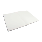 Caderno de desenho A4 Moleskine com capa dura, encadernado em cartão cor preto quarta vista