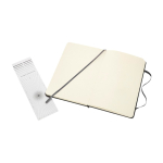 Caderno de desenho médio com bolso interior e fita Moleskine cor preto quarta vista