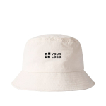 Chapéu estilo bob em nylon e poliéster para exterior cor natural vista principal