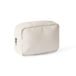 Necessaire em nylon e poliéster com grande capacidade 130 g/m² cor bege primeira vista