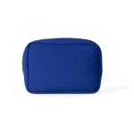 Necessaire em nylon e poliéster com fecho de correr a condizer cor azul