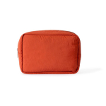 Necessaire em nylon e poliéster com fecho de correr a condizer cor vermelho