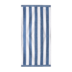 Toalha ideal para a praia em algodão absorvente de 420 g/m², 80x160 cm cor azul terceira vista