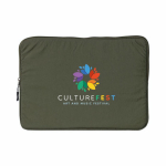 Capa para tablet de 16'' em nylon e poliéster cor verde quarta vista