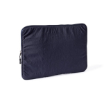 Capa para tablet de 16'' em nylon e poliéster cor azul-marinho primeira vista