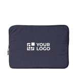 Capa para tablet de 16'' em nylon e poliéster cor azul-marinho vista principal