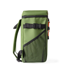 Mochila térmica com compartimentos e pele sintética para personalizar cor verde terceira vista