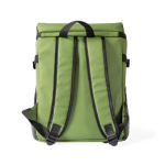 Mochila térmica com compartimentos e pele sintética para personalizar cor verde quarta vista