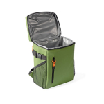 Mochila térmica com compartimentos e pele sintética para personalizar cor verde quinta vista
