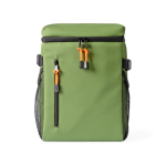 Mochila térmica com compartimentos e pele sintética para personalizar cor verde