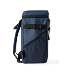 Mochila térmica com compartimentos e pele sintética para personalizar cor azul-marinho terceira vista