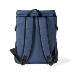 Mochila térmica com compartimentos e pele sintética para personalizar cor azul-marinho quarta vista