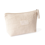 Necessaire de algodão com etiqueta a condizer para marcação 310 g/m² cor branco primeira vista