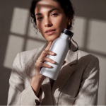 Garrafa anti-gotas em aço inoxidável ideal para sublimação 500 ml cor branco quarta vista