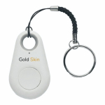 Localizador anti-perda compacto ideal para chaves e malas cor branco segunda vista