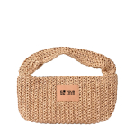 Saco pequeno de papel e poliéster com etiqueta para marcação cor castanho vista principal