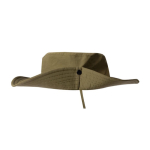 Chapéu de aventura ajustável estilo safari em nylon e poliéster cor verde terceira vista
