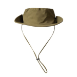 Chapéu de aventura ajustável estilo safari em nylon e poliéster cor verde quinta vista