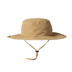 Chapéu de aventura ajustável estilo safari em nylon e poliéster cor camel primeira vista