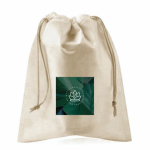 Cesto tipo capacho grande com asas compridas para personalizar 280 g/m² cor natural terceira vista