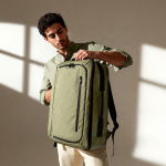 Mochila para portátil com múltiplos compartimentos 16'' cor verde vista detalhe 2