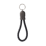 Cabo porta-chaves de carregamento rápido com entrada tipo C, USB-C cor preto terceira vista