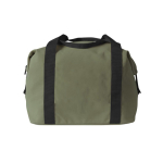 Saco de poliéster ideal para viagens ou desporto com fita para trolley cor verde quinta vista