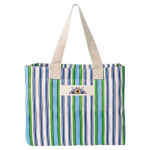 Saco de polipropileno às riscas com acabamento mate 200 g/m² cor verde quarta vista