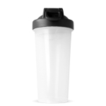 Shaker de plástico anti-fugas com inserto misturador 700 ml cor preto sexta vista