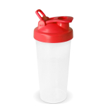 Shaker de plástico anti-fugas com inserto misturador 700 ml cor vermelho segunda vista