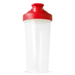 Shaker de plástico anti-fugas com inserto misturador 700 ml cor vermelho quarta vista
