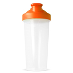 Shaker de plástico anti-fugas com inserto misturador 700 ml cor cor-de-laranja quarta vista
