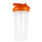 Shaker de plástico anti-fugas com inserto misturador 700 ml cor cor-de-laranja quinta vista